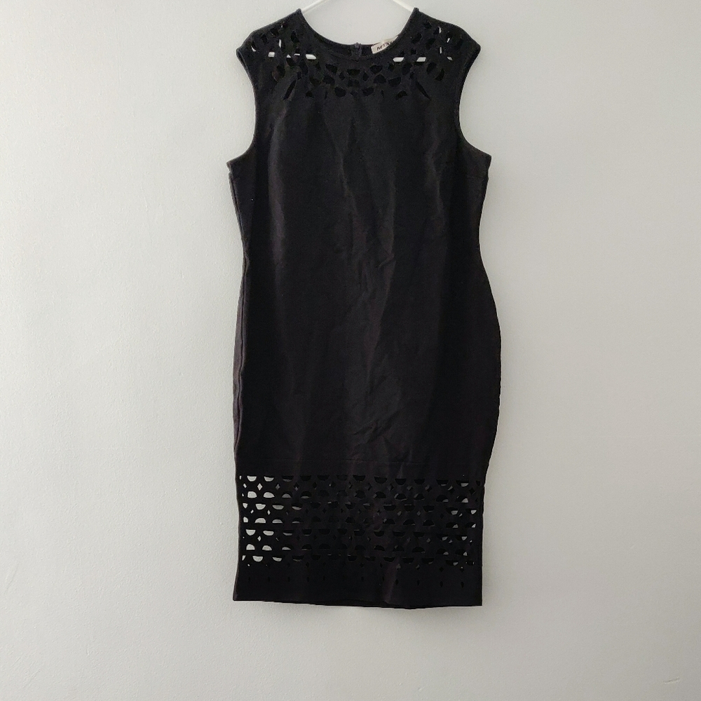 MYSTIC BLACK CUT OUT DRESS 2XL